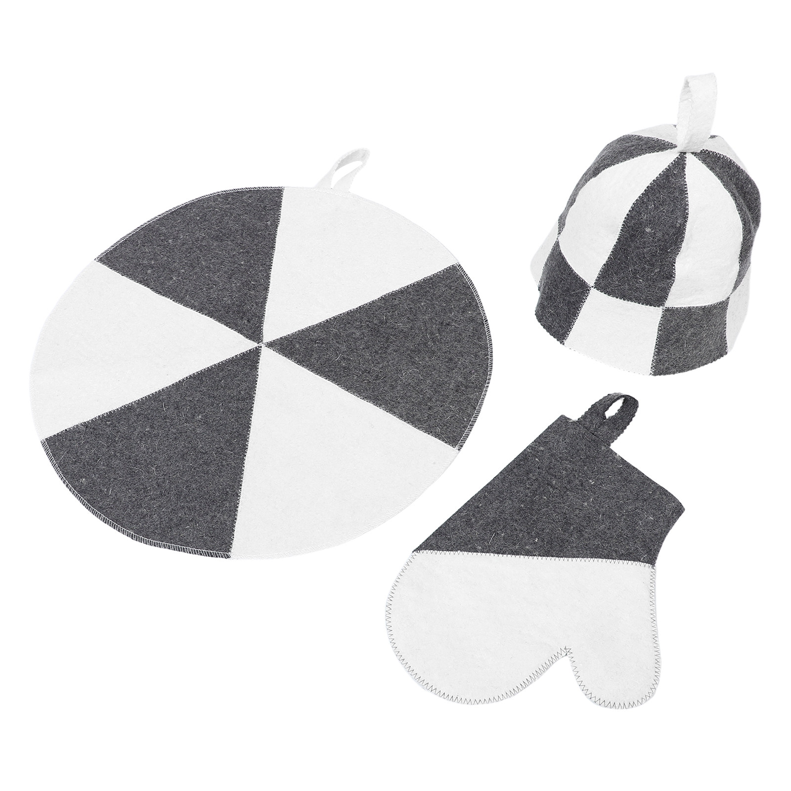 Heat Resistant Mat - 1Set Sauna Kit Felt Hat with