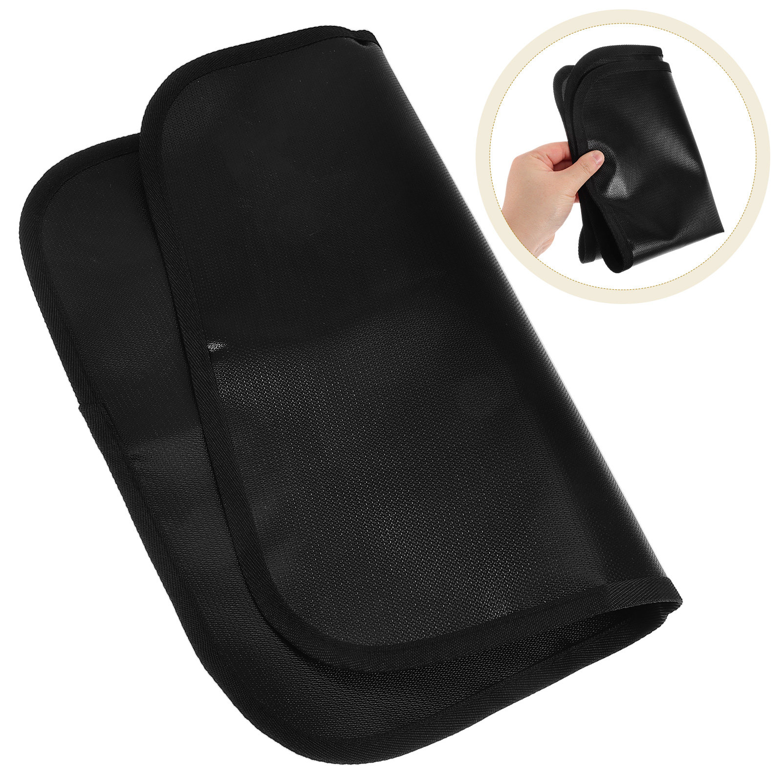 Heat Resistant Mat - 2Pcs Fireproof Heat Resistant Silicone Grill