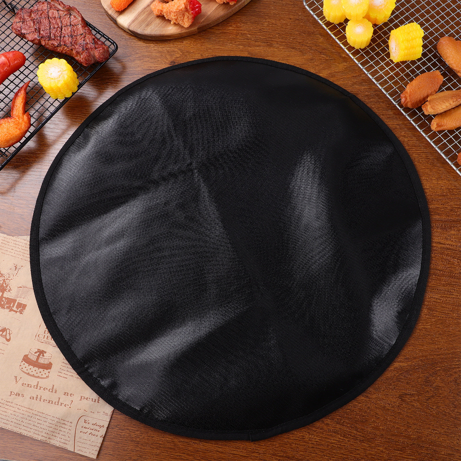 Heat Resistant Mat - Fire Pit Mat Silicone Fireproof Heat