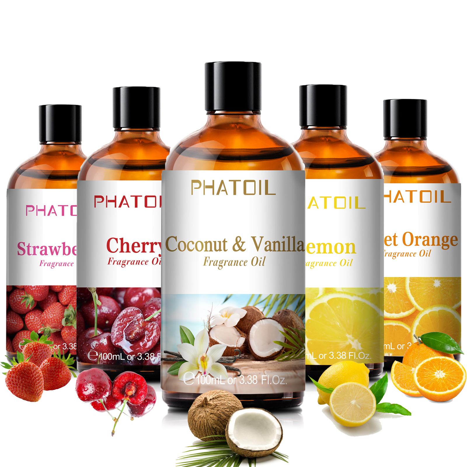 Candle Making Supplies Fragrance Oils - PHATOIL 100ml Aromatherapy Fragrance Oil Coconut