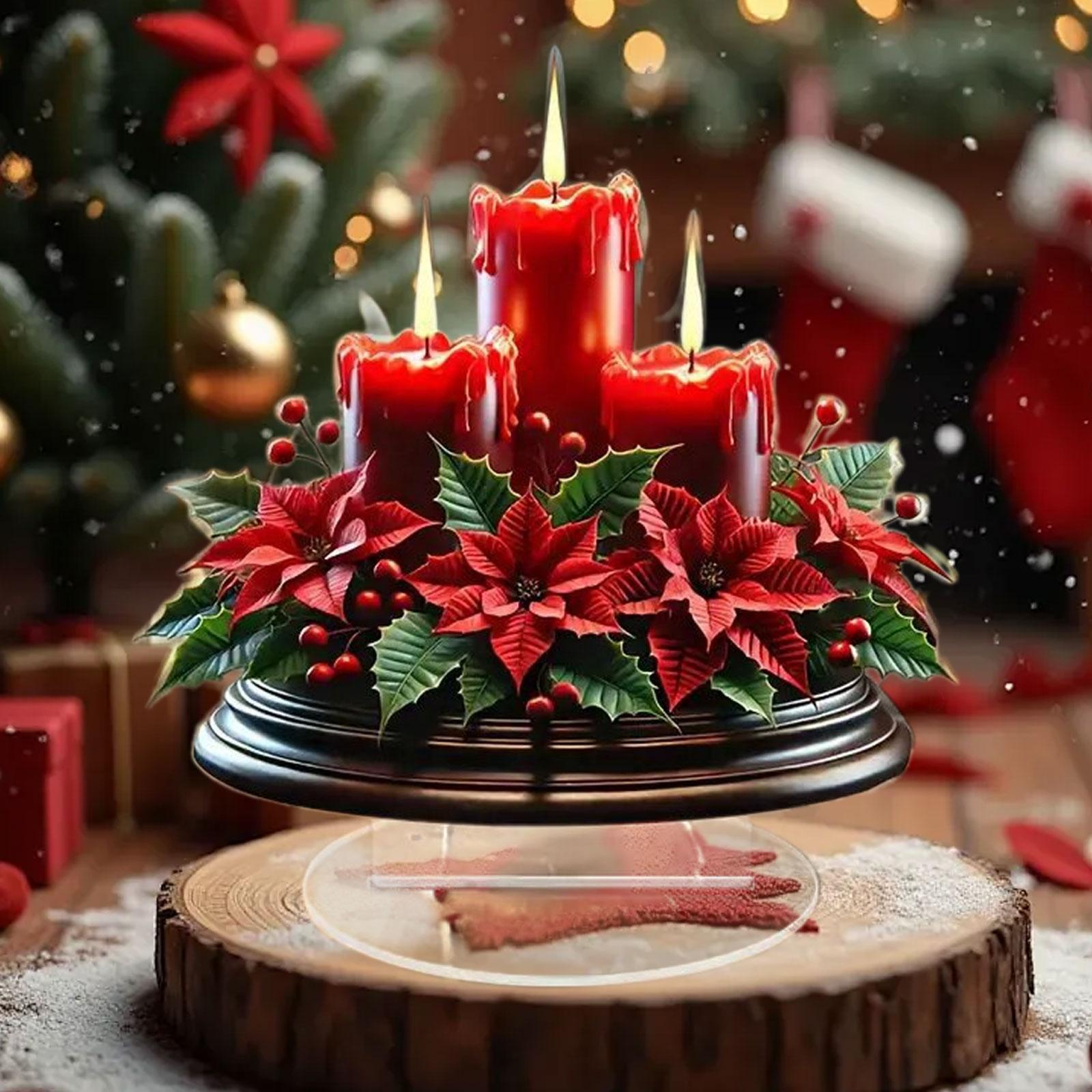 Christmas Decorations Acrylic  - Candle Supplies Europe avaliação e preço