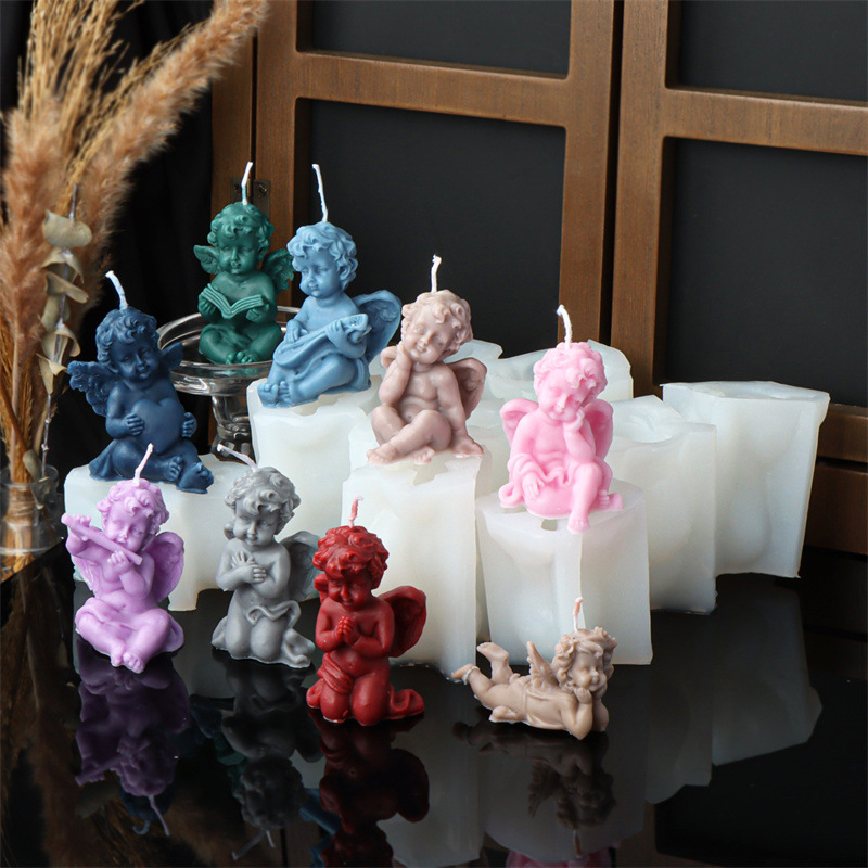 3D Silicone Candle Mold Prayin - Candle Fragrance Supplies avaliação e preço