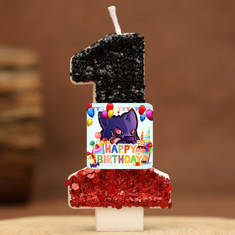 Pokemon Gengar Candles Themed  - Zebra Candle Supplies avaliação e preço