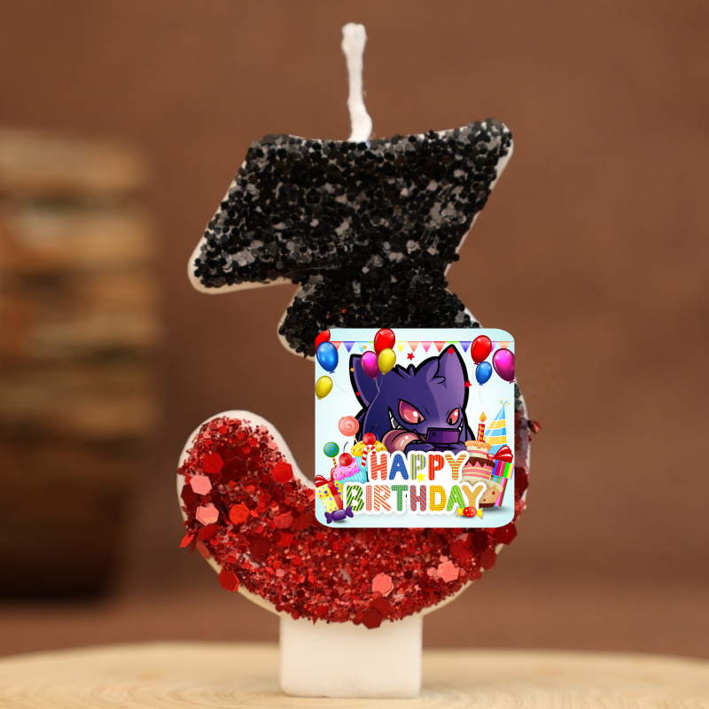 Pokemon Gengar Candles Themed  - Zebra Candle Supplies avaliação e preço