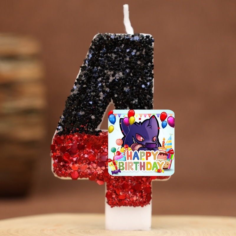 Pokemon Gengar Candles Themed  - Zebra Candle Supplies avaliação e preço