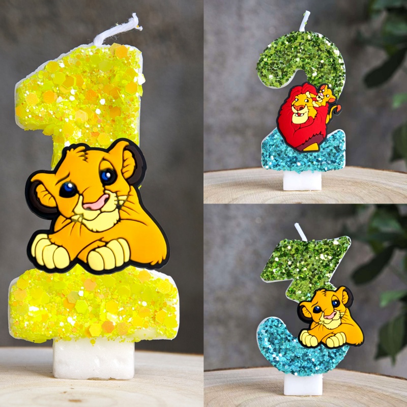 Lion King Simba Candle Number  - Zebra Candle Supplies avaliação e preço