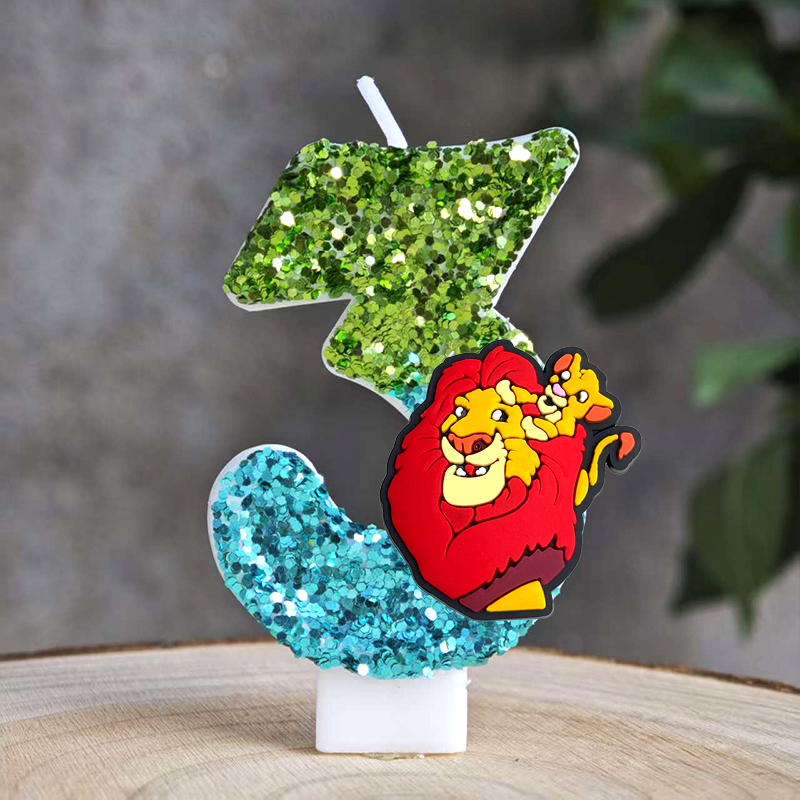 Lion King Simba Candle Number  - Zebra Candle Supplies avaliação e preço
