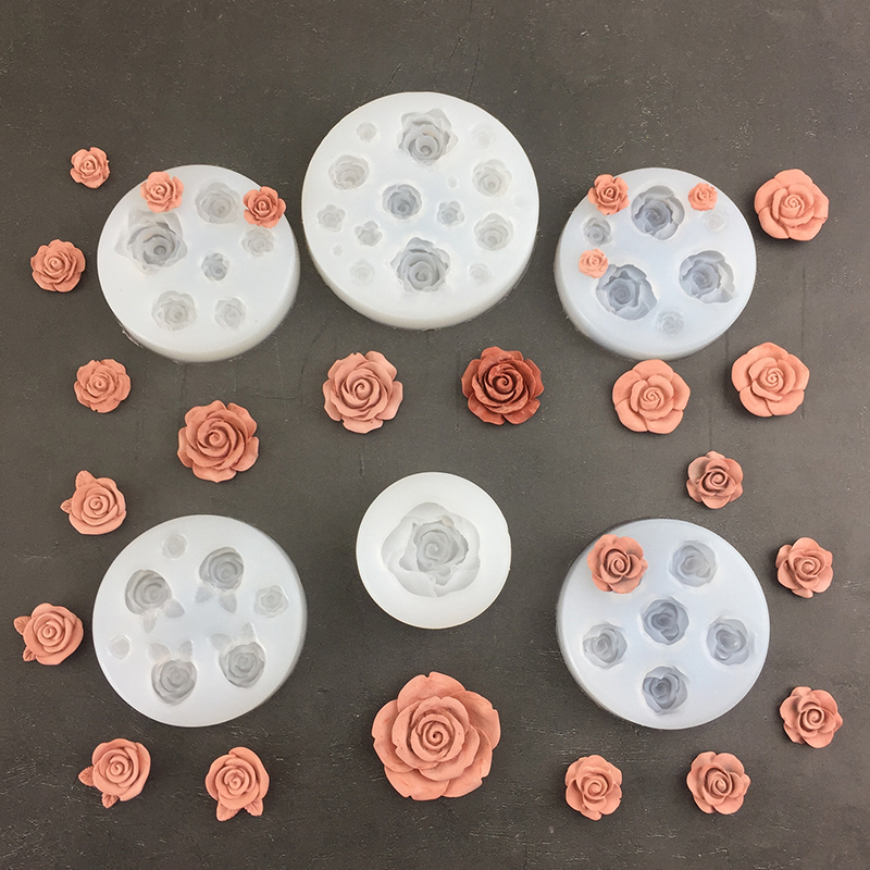 3D Rose Flower Shape Leaf Sili - Candle Making Supplies Kit avaliação e preço