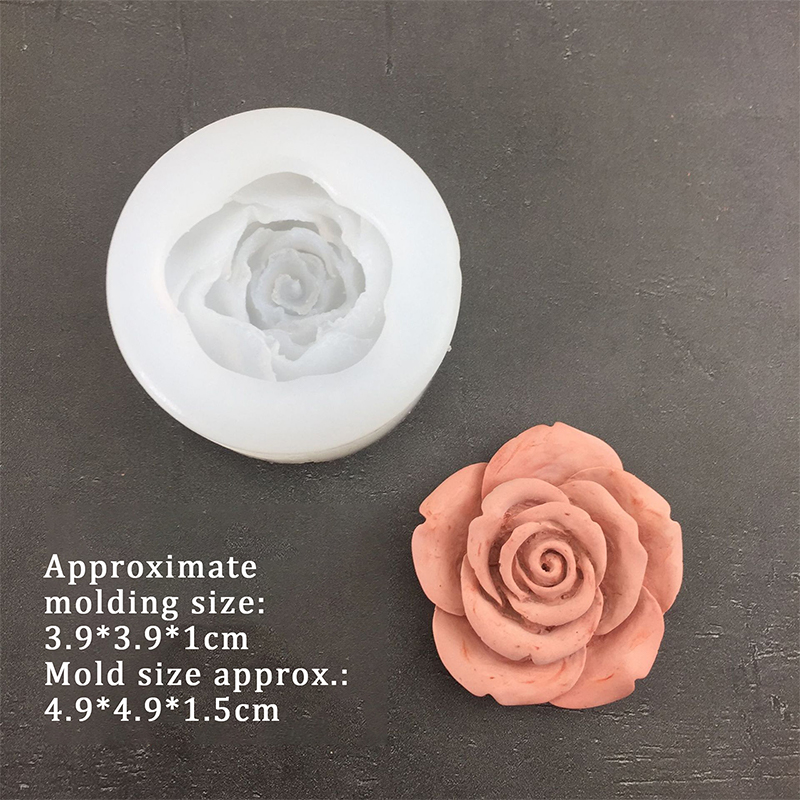 3D Rose Flower Shape Leaf Sili - Candle Making Supplies Kit avaliação e preço