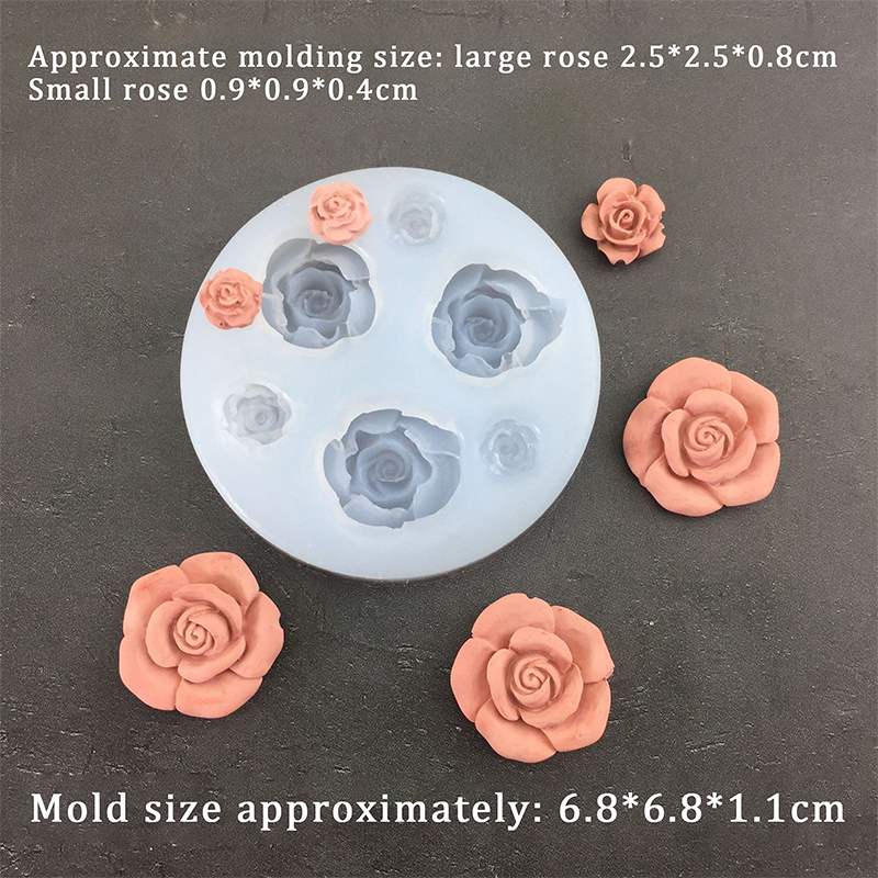 3D Rose Flower Shape Leaf Sili - Candle Making Supplies Kit avaliação e preço