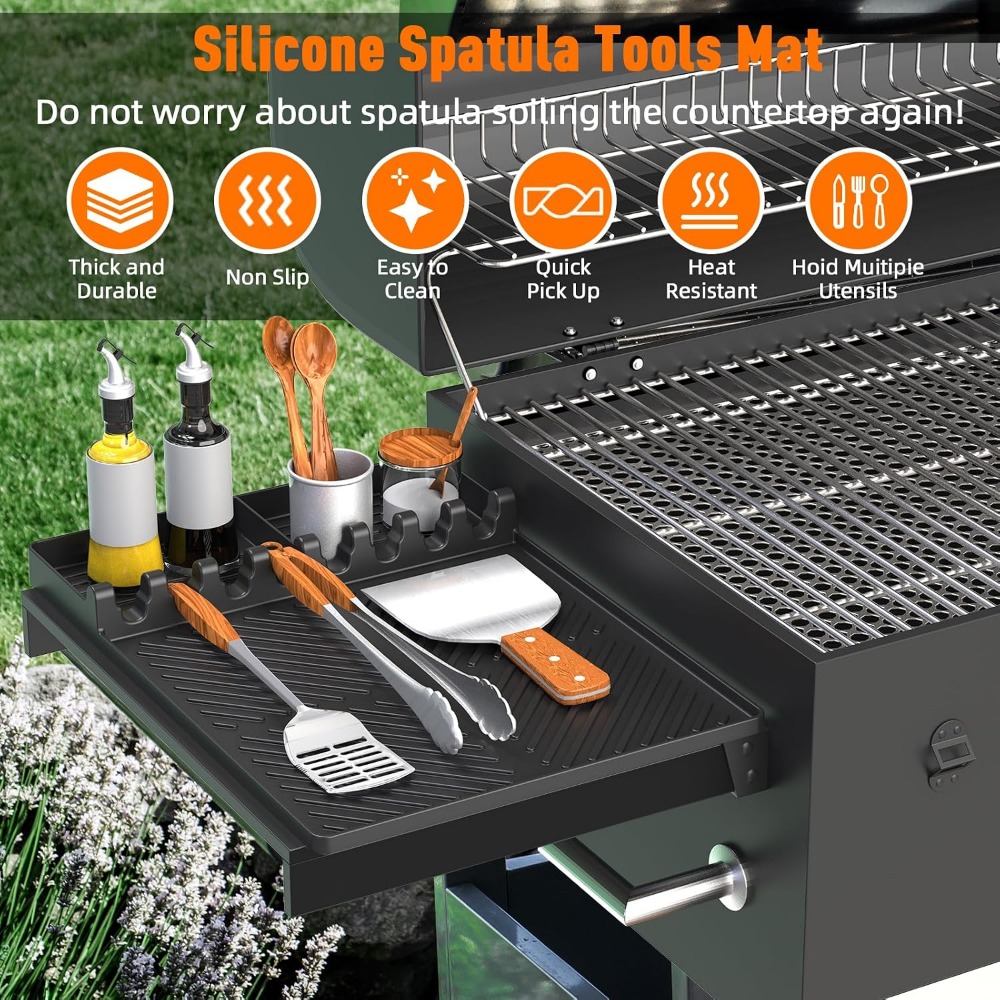 Silicone Grill Mat for Blackst - Heat Resistant Mat avaliação e preço