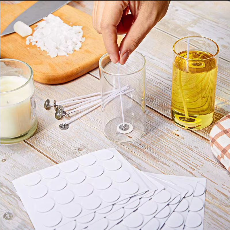 100pc Candle Wick Stickers Adh - Candle Making Supplies Fragrance Oils avaliação e preço