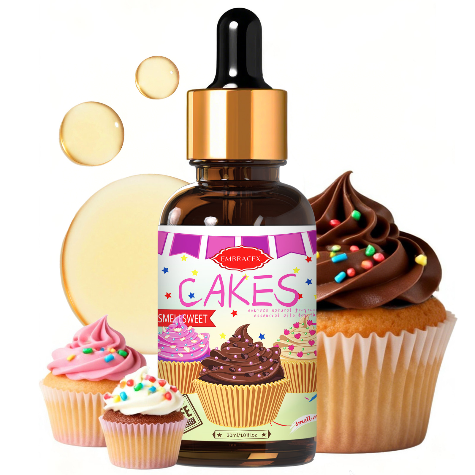 30ml Cakes Essential Oil Car S - Candle Making Supplies Fragrance Oils avaliação e preço