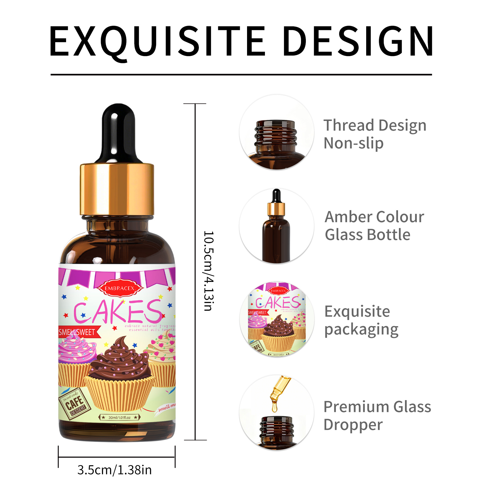 30ml Cakes Essential Oil Car S - Candle Making Supplies Fragrance Oils avaliação e preço