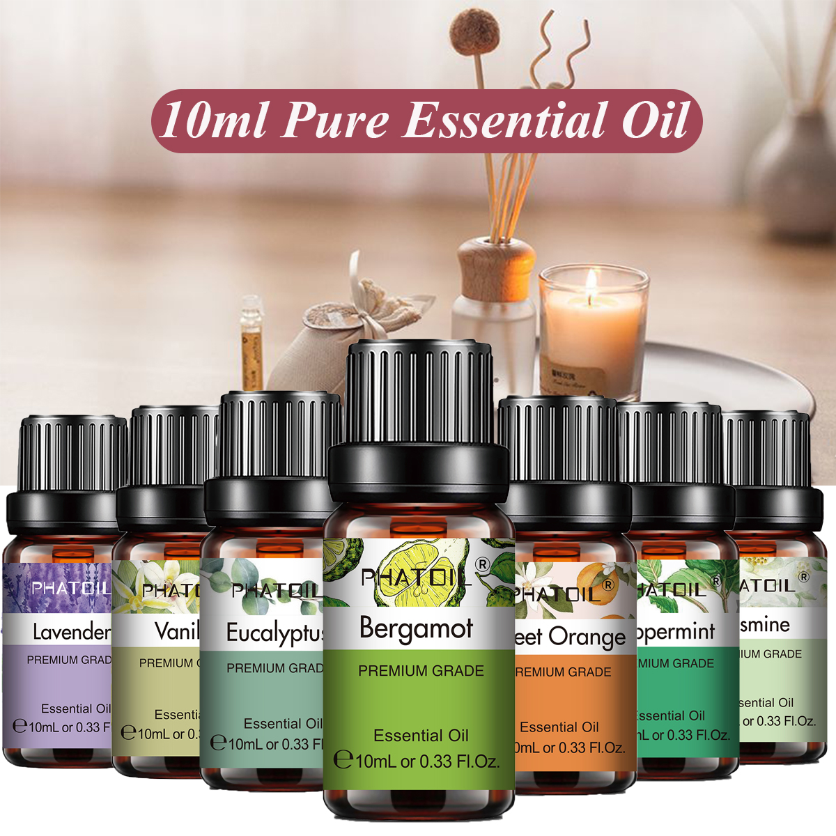 PHATOIL Natural Plant Essentia - Candle Making Supplies Fragrance Oils avaliação e preço