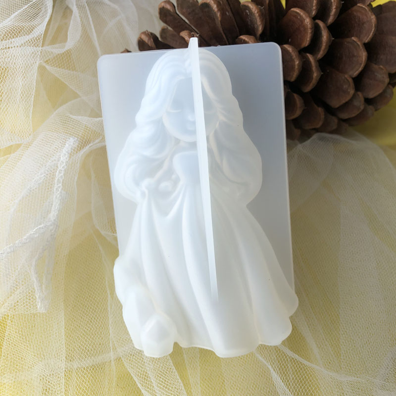 3D Cute Princess Silicone Cand - Candle Making Supplies Kit avaliação e preço