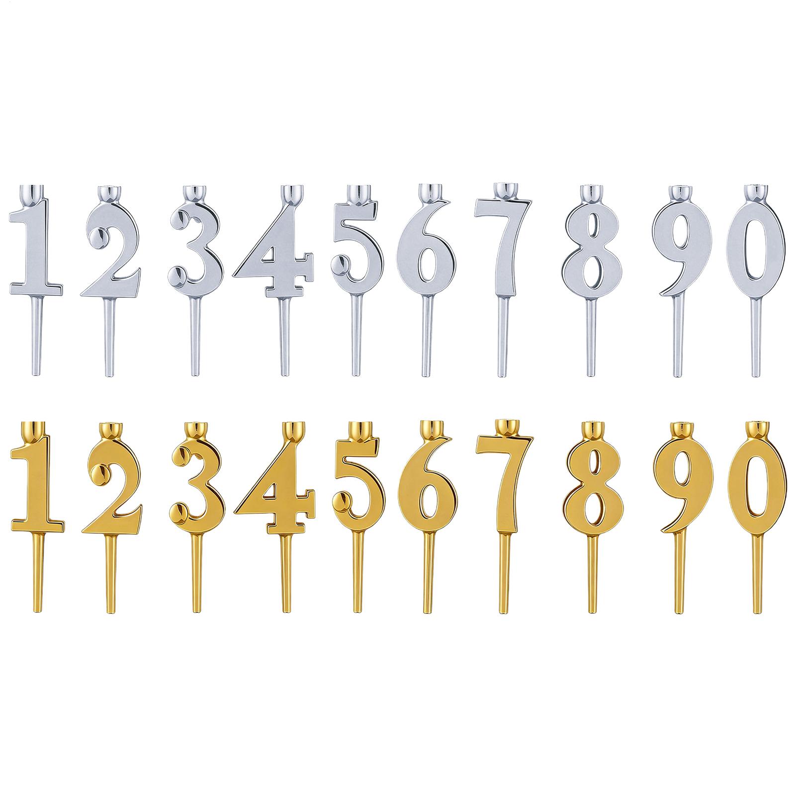 Number Birthday Candle Holders - Candle Supplies Beeswax avaliação e preço