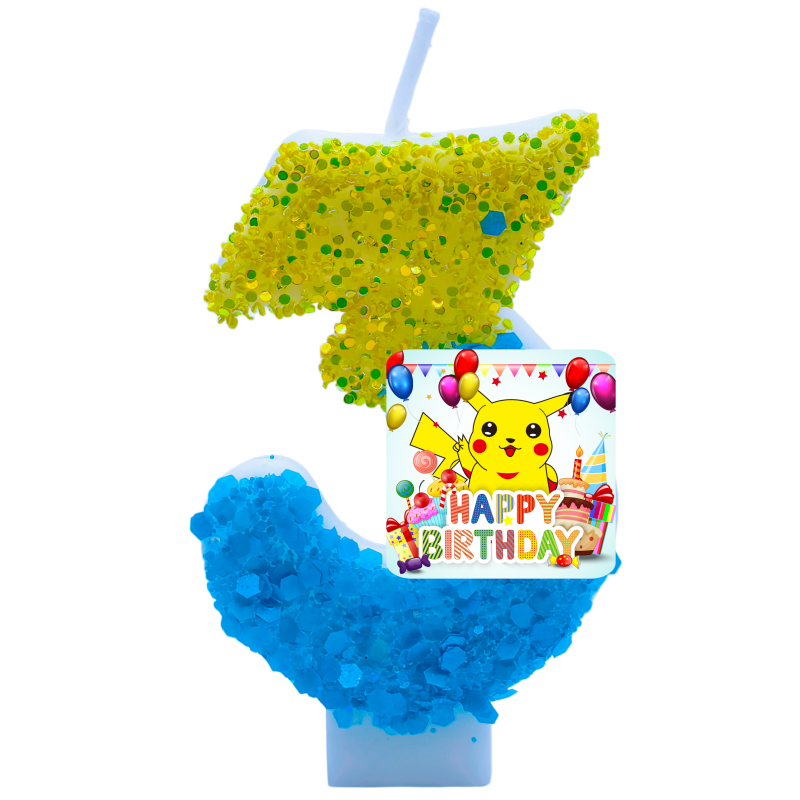 Pokemon Monster Pikachu Candle - Zebra Candle Supplies avaliação e preço