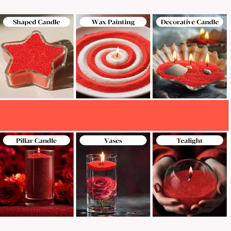 100G Green White Red Sand Pear - Candle Making Supplies Kit avaliação e preço