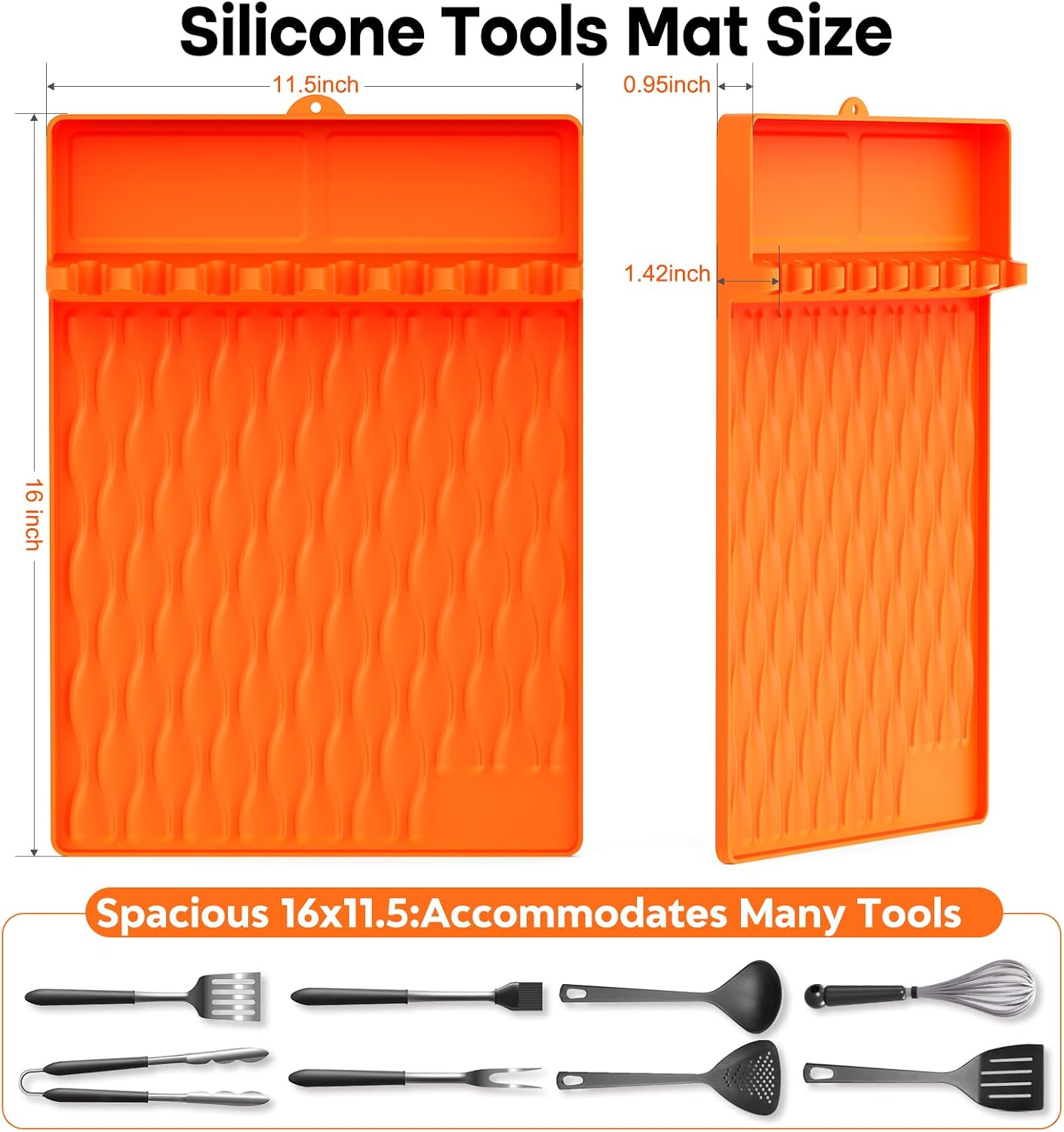 Silicone Grill Tool Mat for Bl - Heat Resistant Mat avaliação e preço