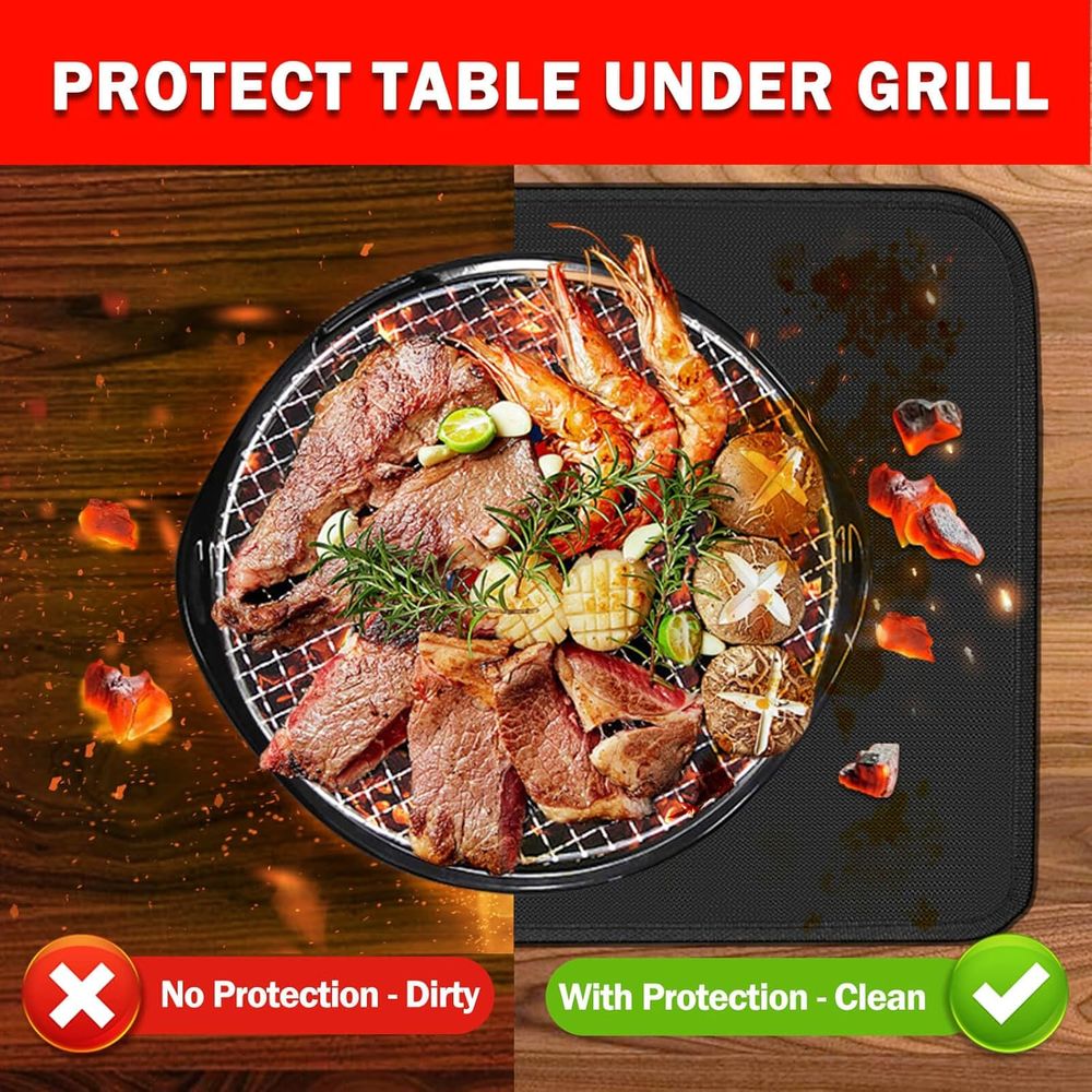 15 x 18 Grill Mat - Heat Resis - Heat Resistant Mat avaliação e preço