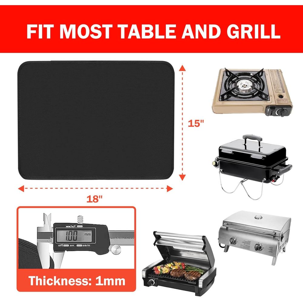 15 x 18 Grill Mat - Heat Resis - Heat Resistant Mat avaliação e preço