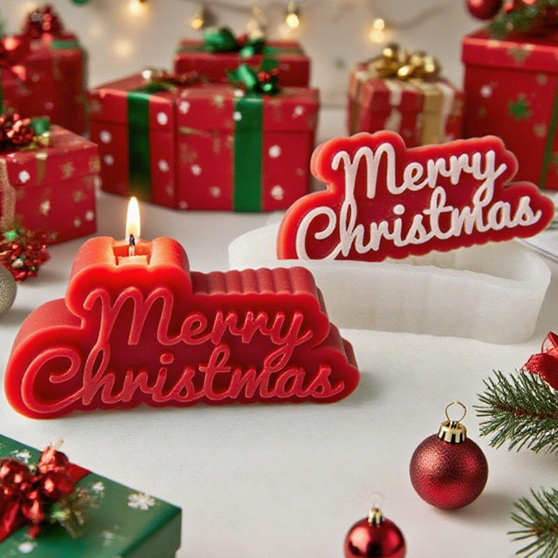 1 piece, Christmas alphabet si - Candle Fragrance Supplies avaliação e preço