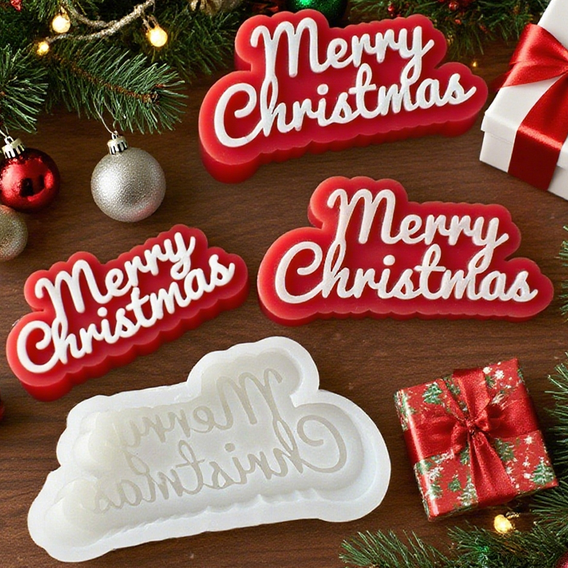 1 piece, Christmas alphabet si - Candle Fragrance Supplies avaliação e preço