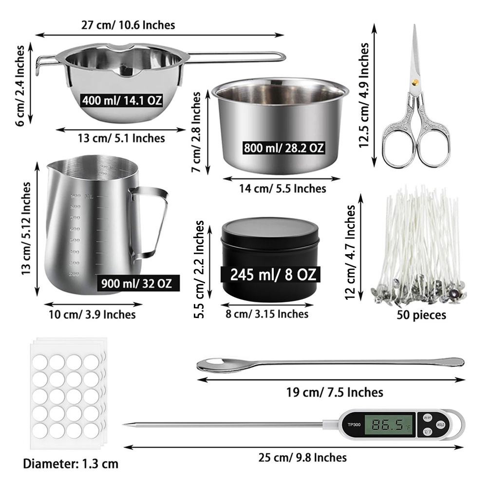 Glintmos DIY Candle Making Kit - Candle Making Supplies Kit avaliação e preço