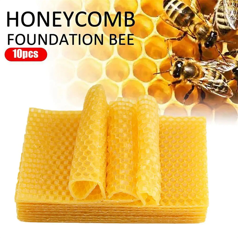 10Pcs Natural Beeswax Sheets H - Candle Supplies Beeswax avaliação e preço