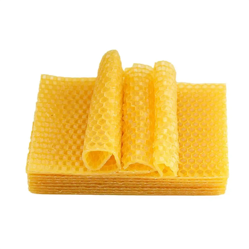 10Pcs Natural Beeswax Sheets H - Candle Supplies Beeswax avaliação e preço