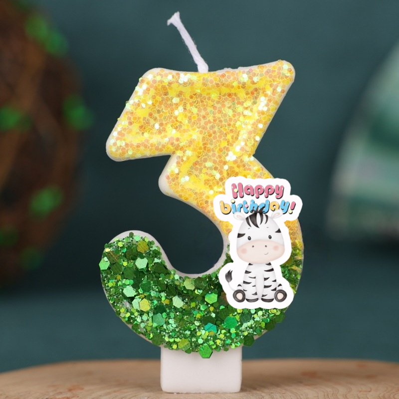 Forest Animal zebra Digital Ca - Zebra Candle Supplies avaliação e preço