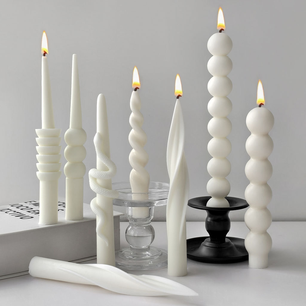 Geometric Long Rod Candle Mold - Candle Supplies Shop avaliação e preço