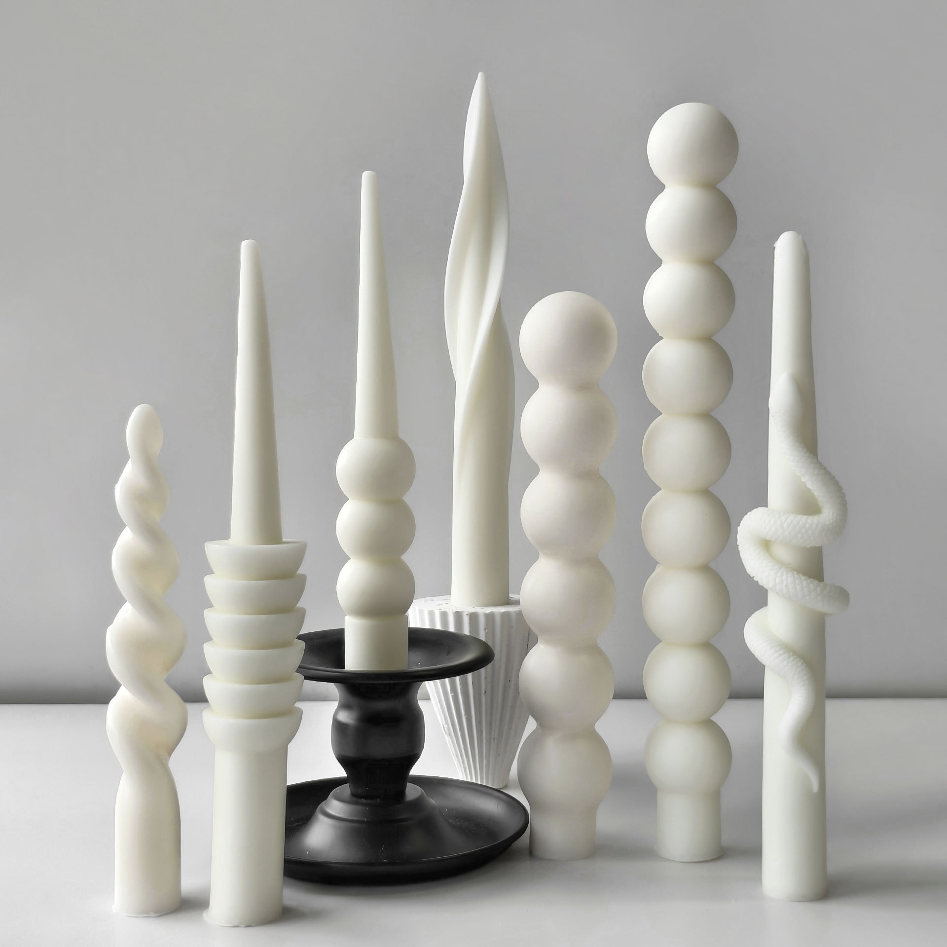 Geometric Long Rod Candle Mold - Candle Supplies Shop avaliação e preço
