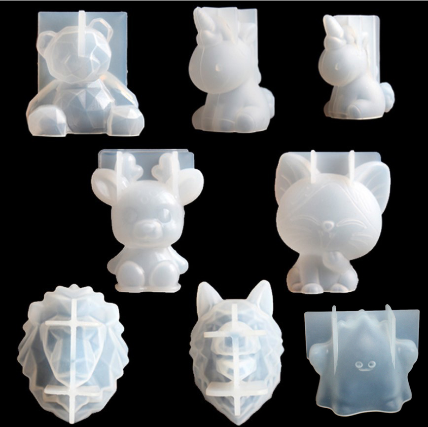 Transparent Unicorn Silicone E - Candle Making Supplies Kit avaliação e preço