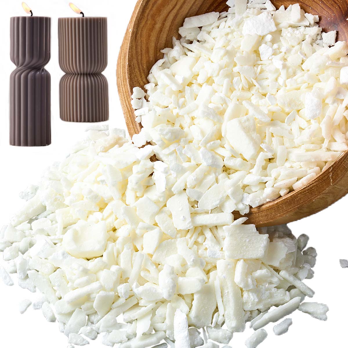 1 Pounds Pure White Soy Wax Fo - Candle Making Supplies Kit avaliação e preço