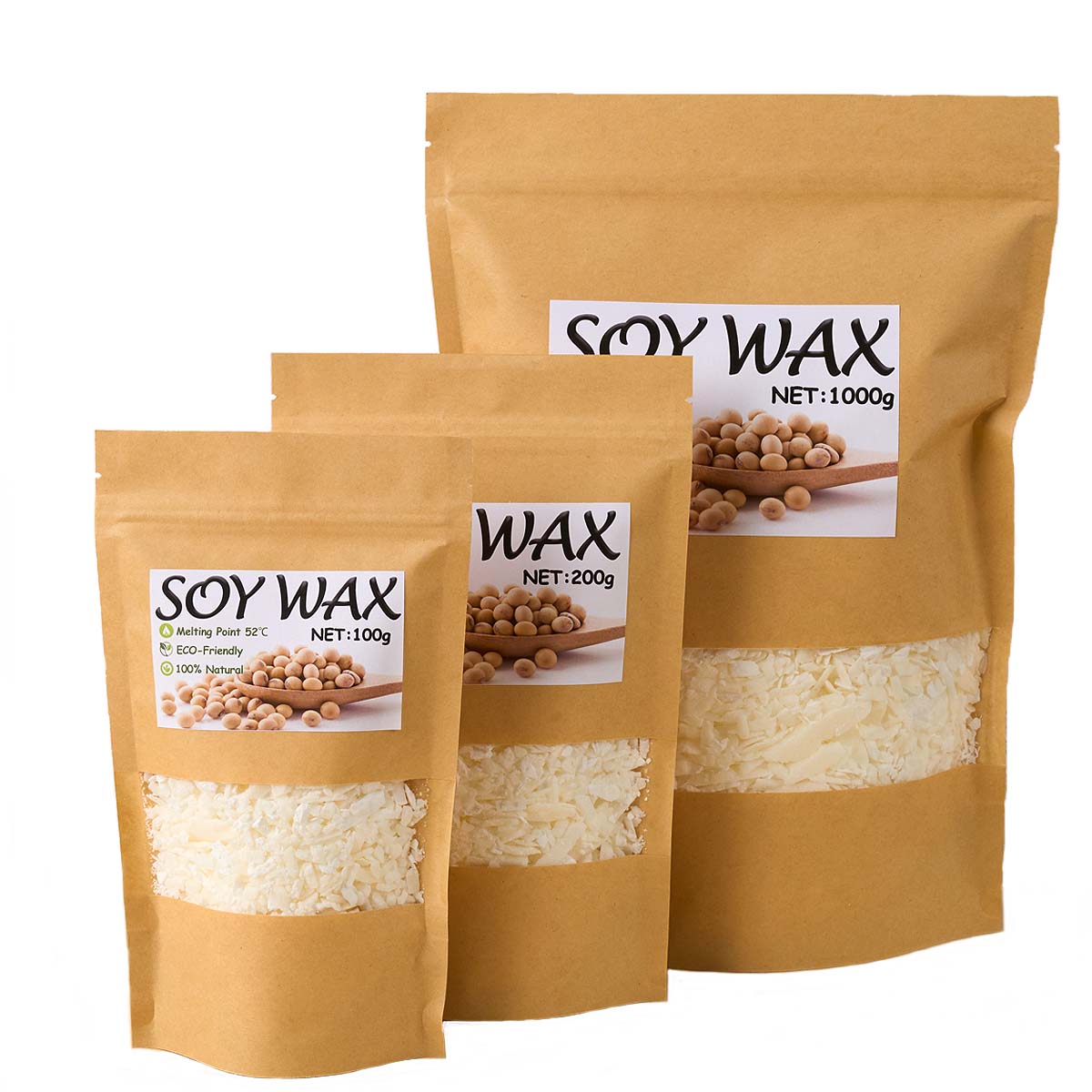 1 Pounds Pure White Soy Wax Fo - Candle Making Supplies Kit avaliação e preço