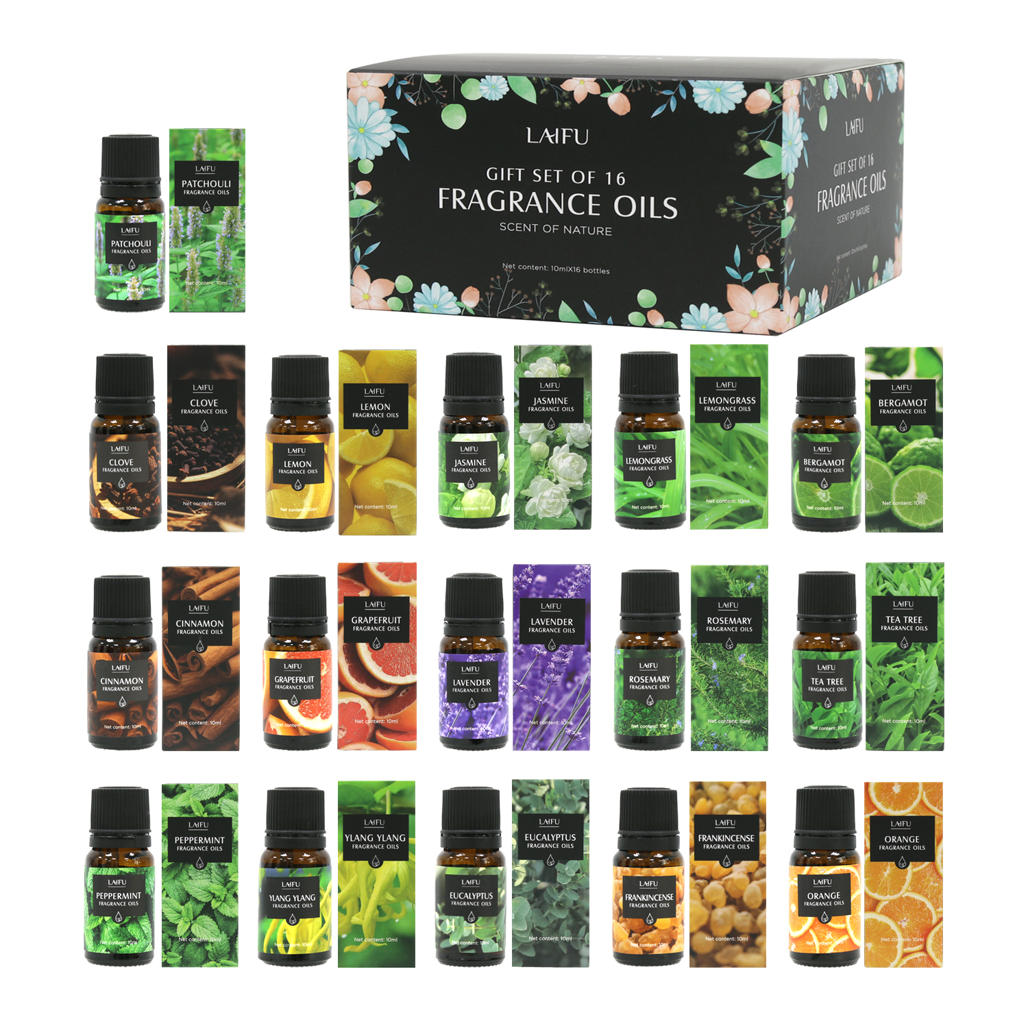 16x10ml Essential Oils Set for - Candle Making Supplies Kit avaliação e preço
