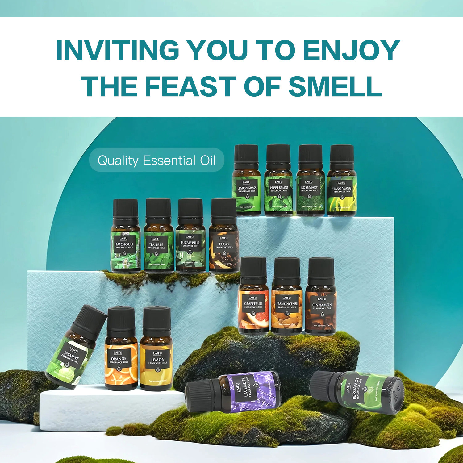 16x10ml Essential Oils Set for - Candle Making Supplies Kit avaliação e preço