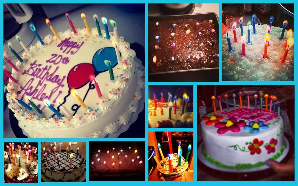 Multicolor Happy Birthday Cand - Candle Supplies Beeswax avaliação e preço