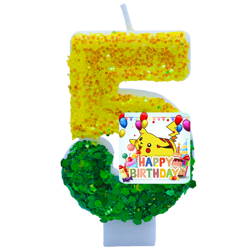 Pokemon Monster Pikachu Candle - Zebra Candle Supplies avaliação e preço