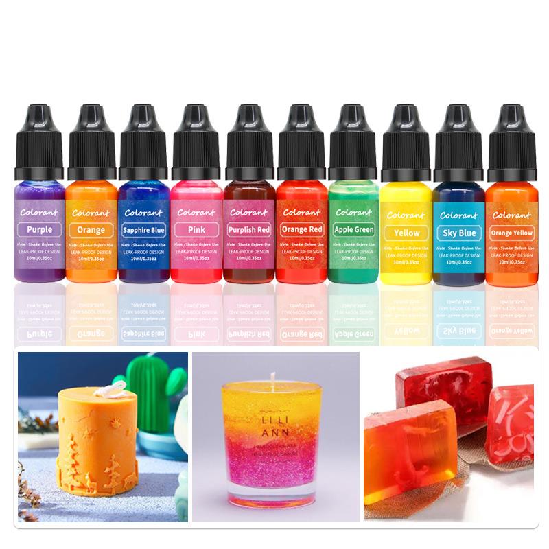20 Colors 10ml Candle Wax Pigm - Candle Supplies Beeswax avaliação e preço