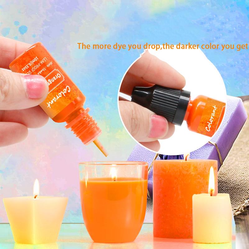 20 Colors 10ml Candle Wax Pigm - Candle Supplies Beeswax avaliação e preço