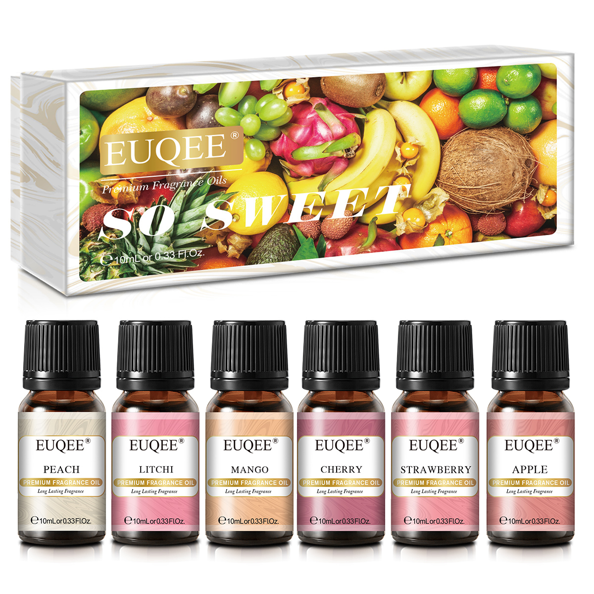 EUQEE 6pcs Fragrance Oils Set  - Candle Making Supplies Fragrance Oils avaliação e preço