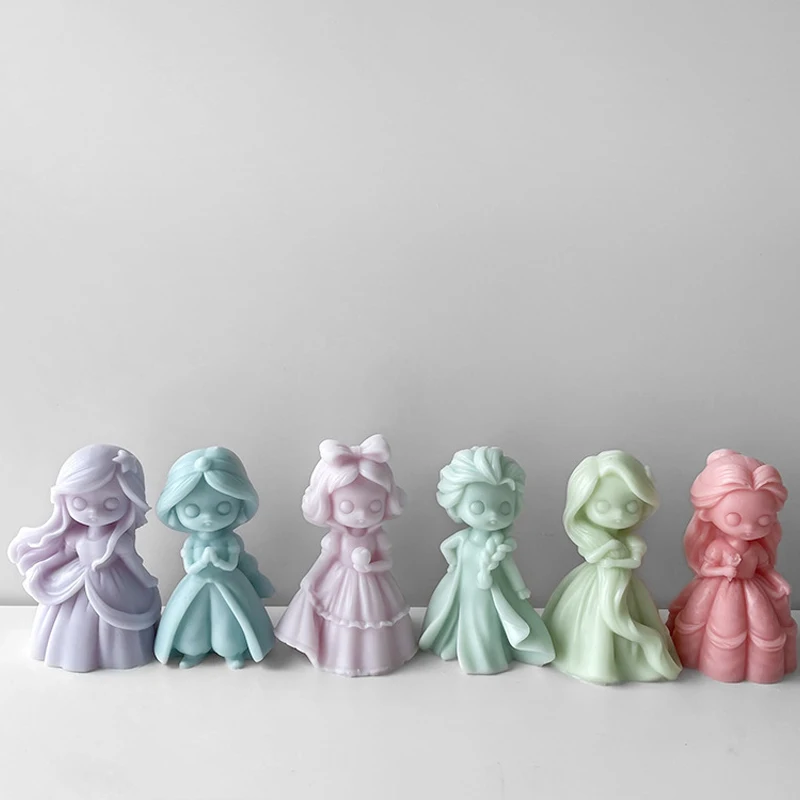 6 Princess Doll Silicone Candl - Candle Supplies Shop avaliação e preço