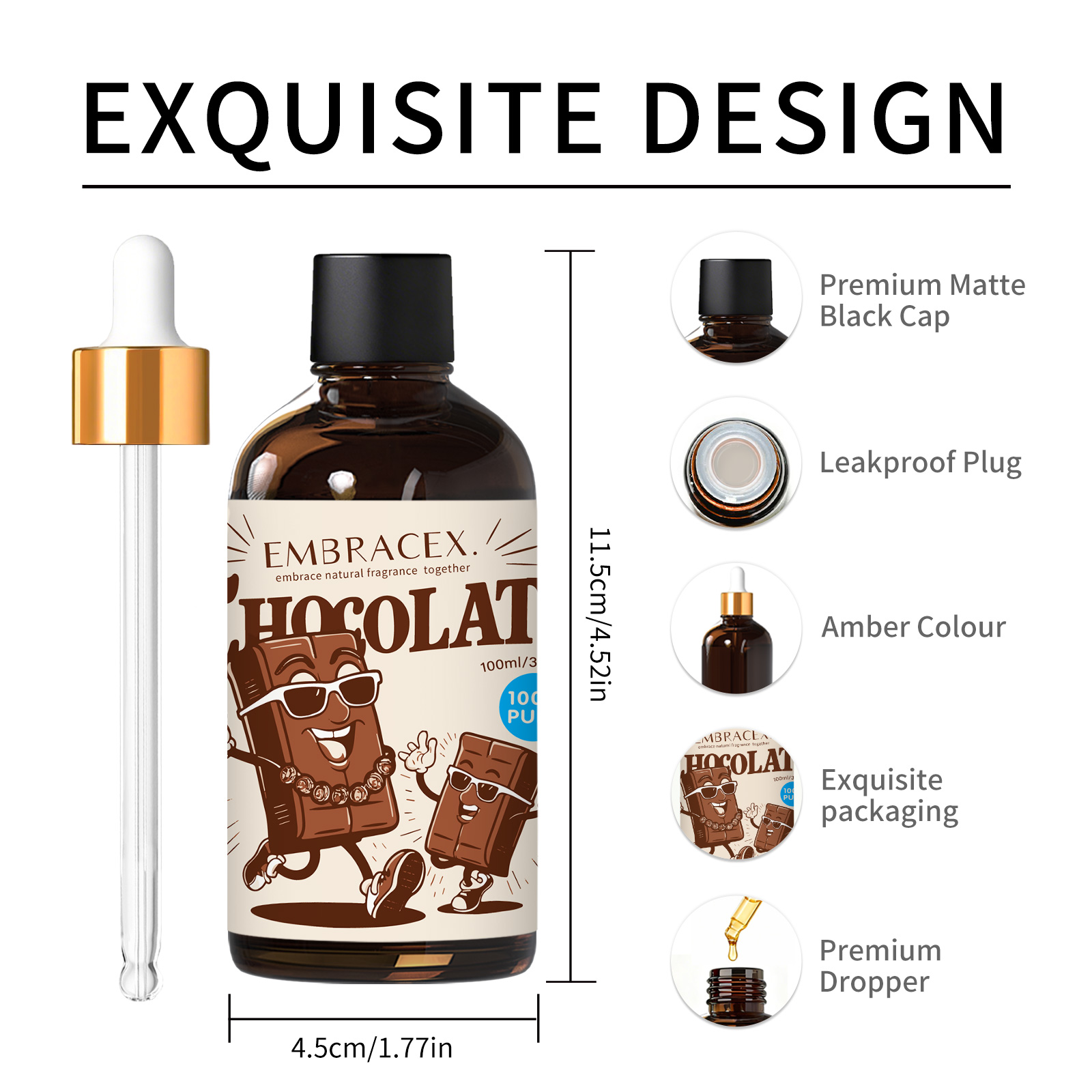 100ml Chocolate Essential Oil  - Candle Making Supplies Fragrance Oils avaliação e preço