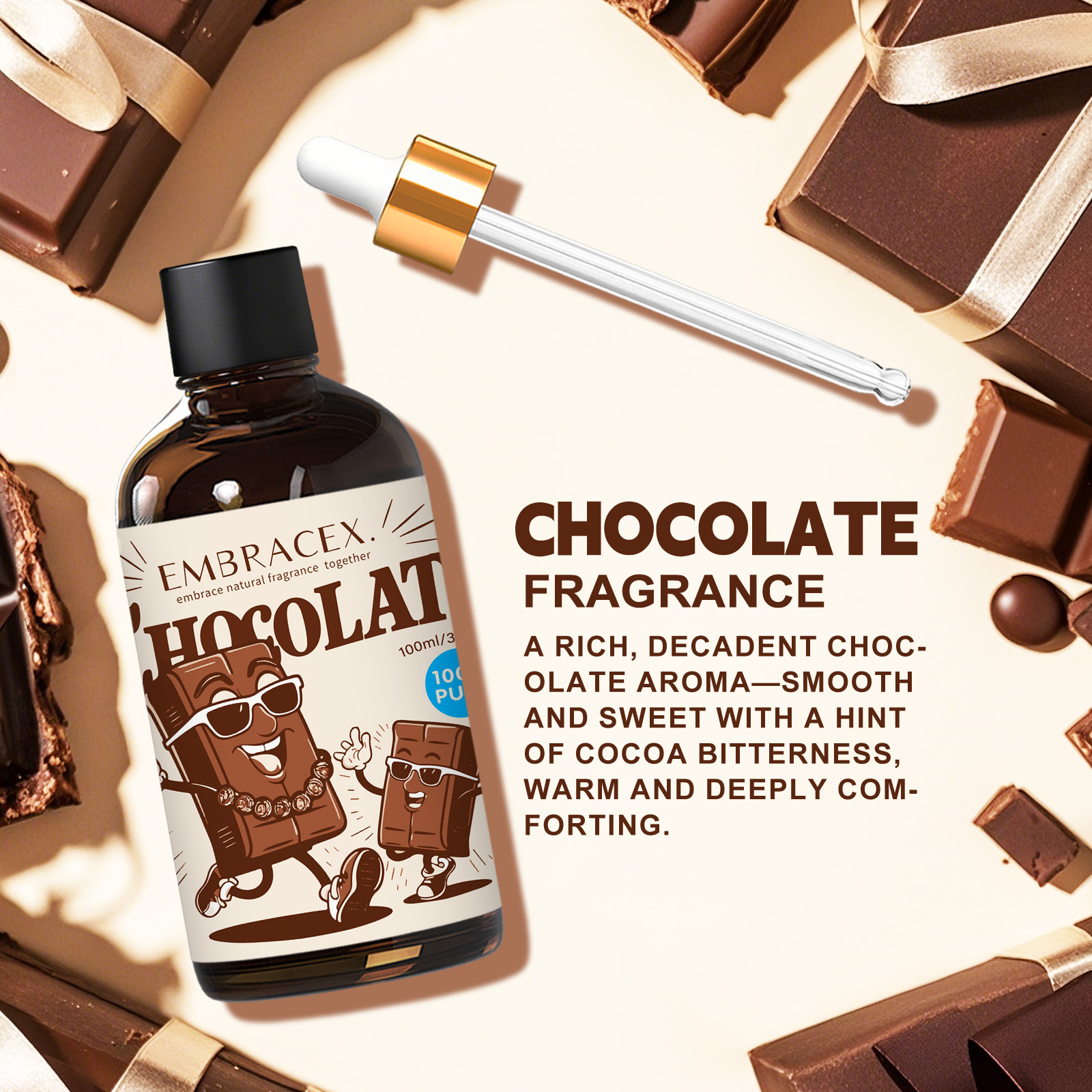 100ml Chocolate Essential Oil  - Candle Making Supplies Fragrance Oils avaliação e preço