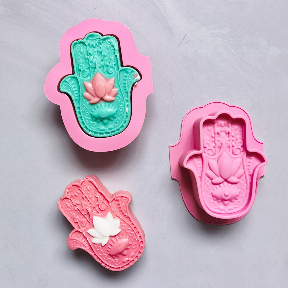 2/4pcs Silicone Soap Molds DIY - Candle Supplies Shop avaliação e preço