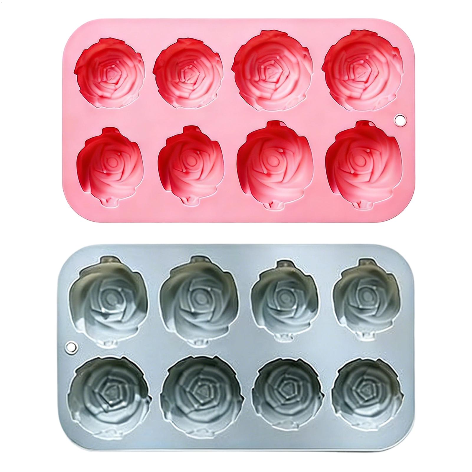 8 Holes Rose Flower Silicone M - Candle Making Supplies Kit avaliação e preço