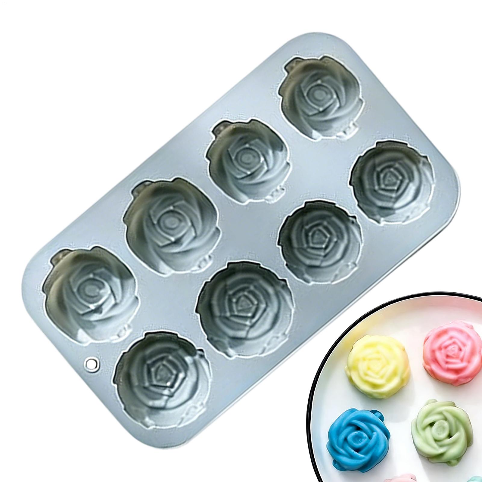 8 Holes Rose Flower Silicone M - Candle Making Supplies Kit avaliação e preço